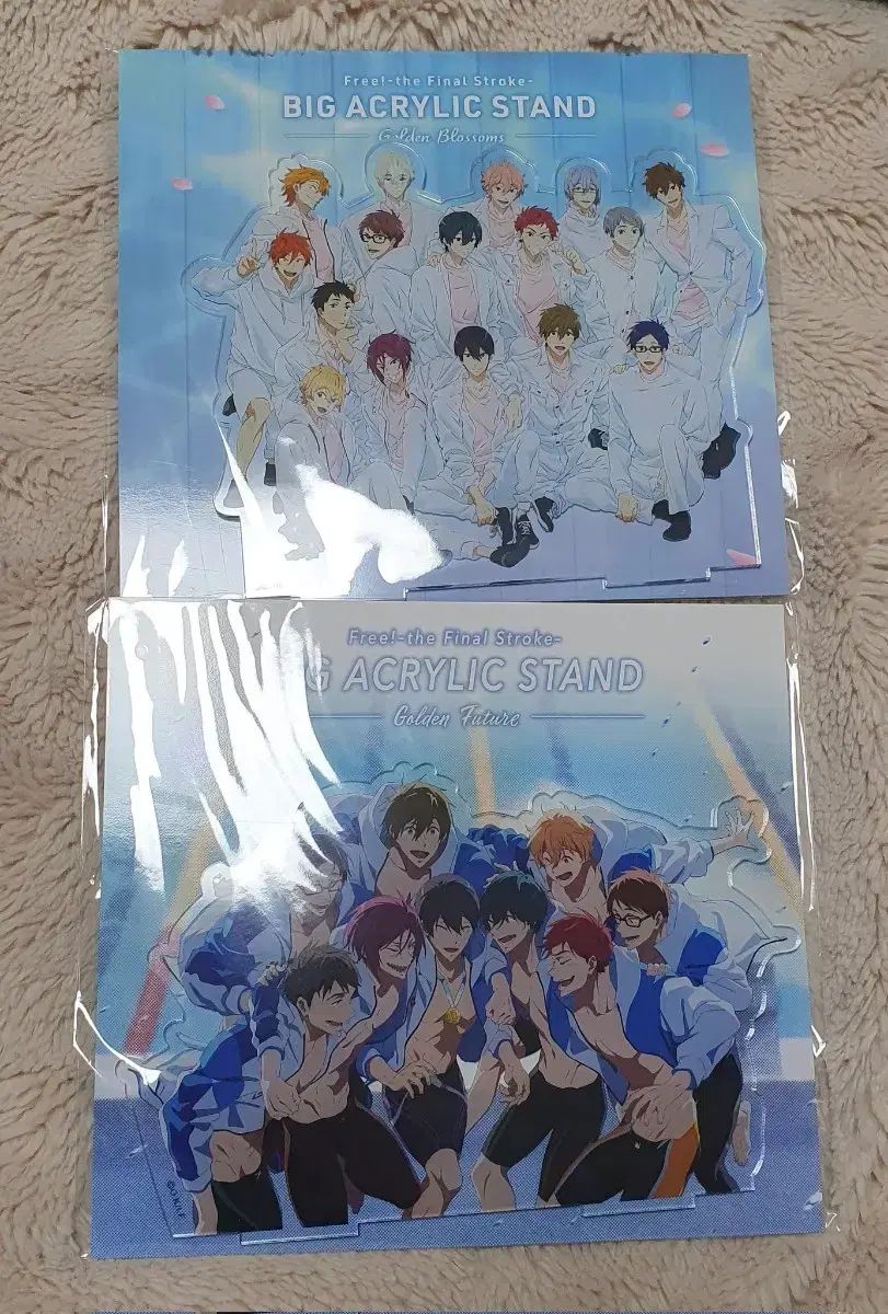 Free! フリー 団体アクリルスタンド 3種 BIG缶バッジ まとめ その他 タレントグッズ ゲーム おもちゃ グッズ