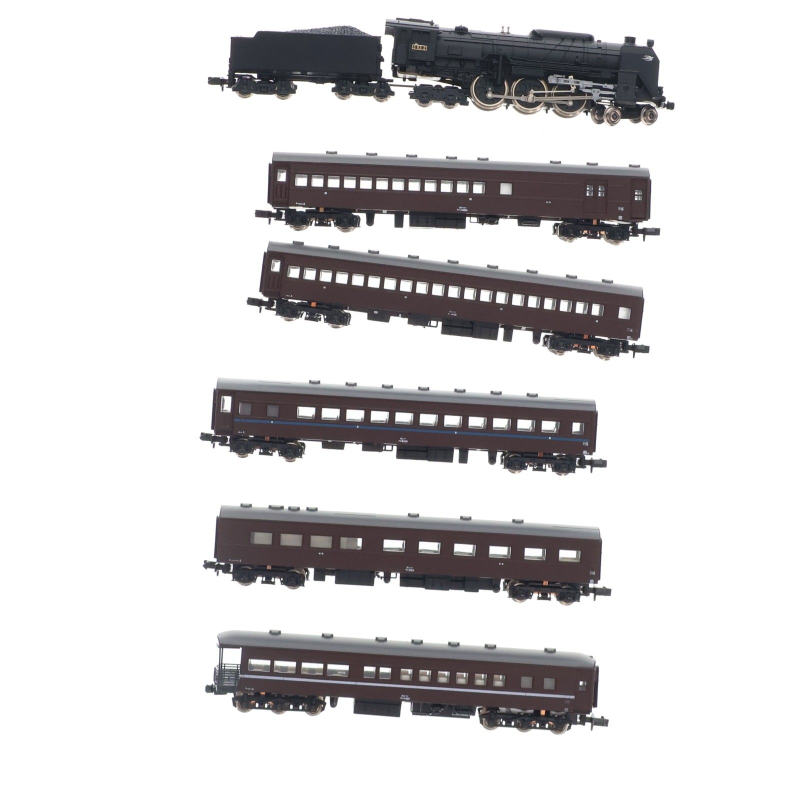 10-100 C62 スハ44系 旧特急形客車 6両セット(動力付き) Nゲージ 鉄道