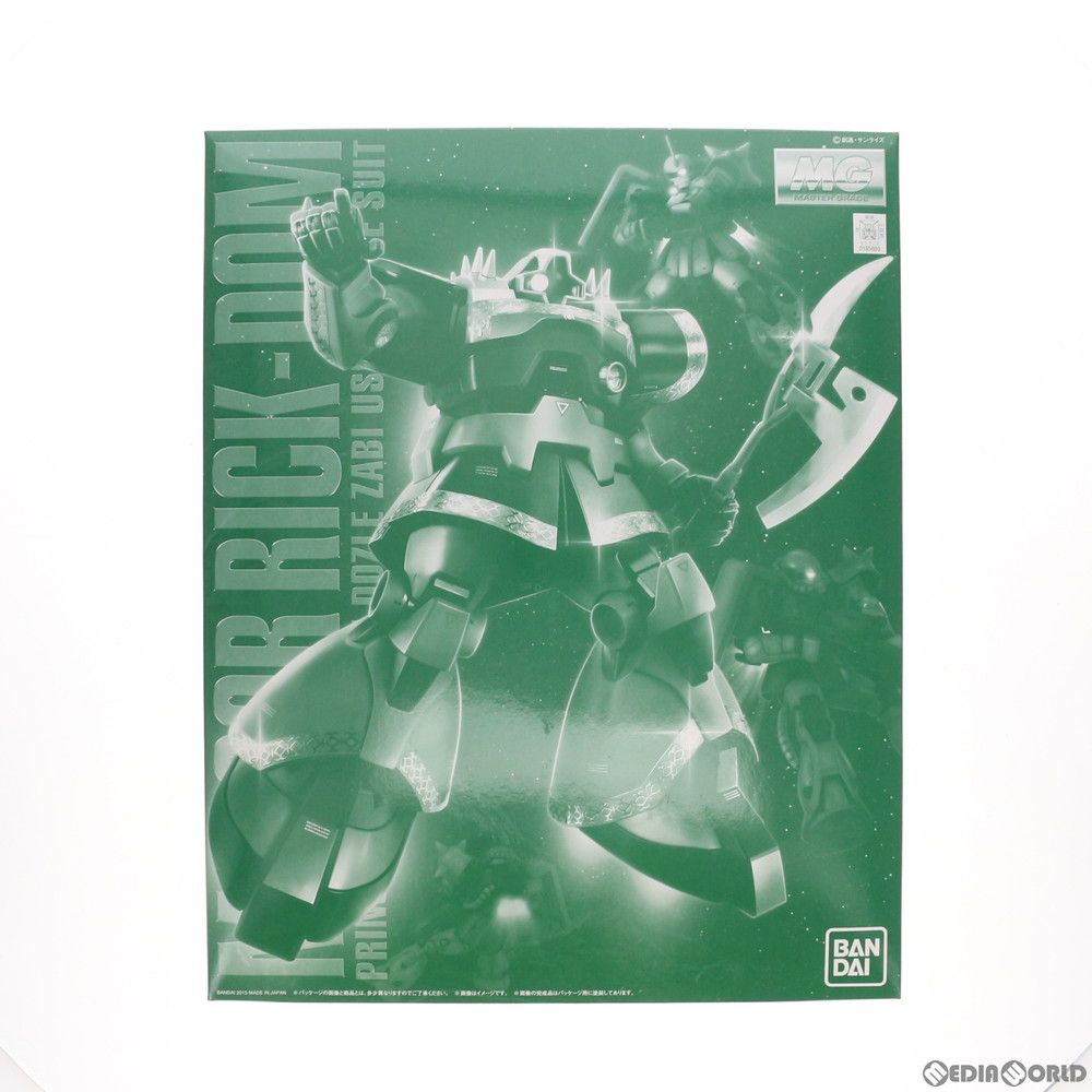 ムバンダイ MG 1|100 MS-09 R ドズル ザビ リック ドム 機動戦士ガンダム MSV-R プラモデル 0195689 バンダイ