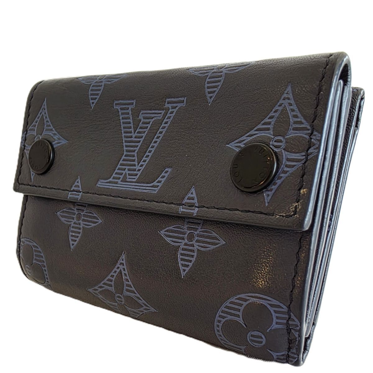 Louis Vuitton ディスカバリー　モノグラムシャドウ　中古　ヴィトン LOUIS VUITTON ルイ・ヴィトン ディスカバリー・コンパクトウォレット