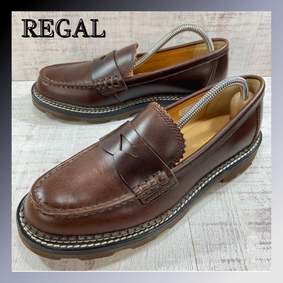 REGAL ローファー⭐︎新品、未使用⭐︎ブラウン23.5センチ リーガル ローファー メンズ 23.5 レザー ブラウン - メルカリ