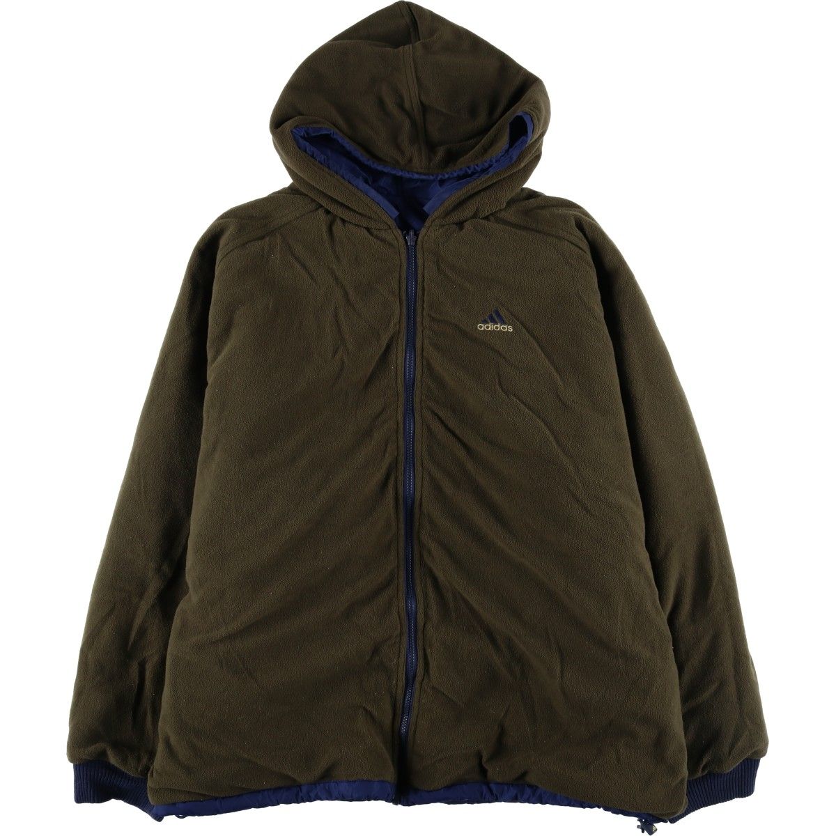 古着 90~00年代 アディダス adidas リバーシブル 中綿パーカー