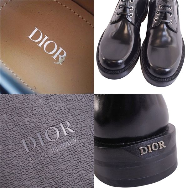 未使用 ディオールオム DIOR HOMME レザーシューズ ダービーシューズ