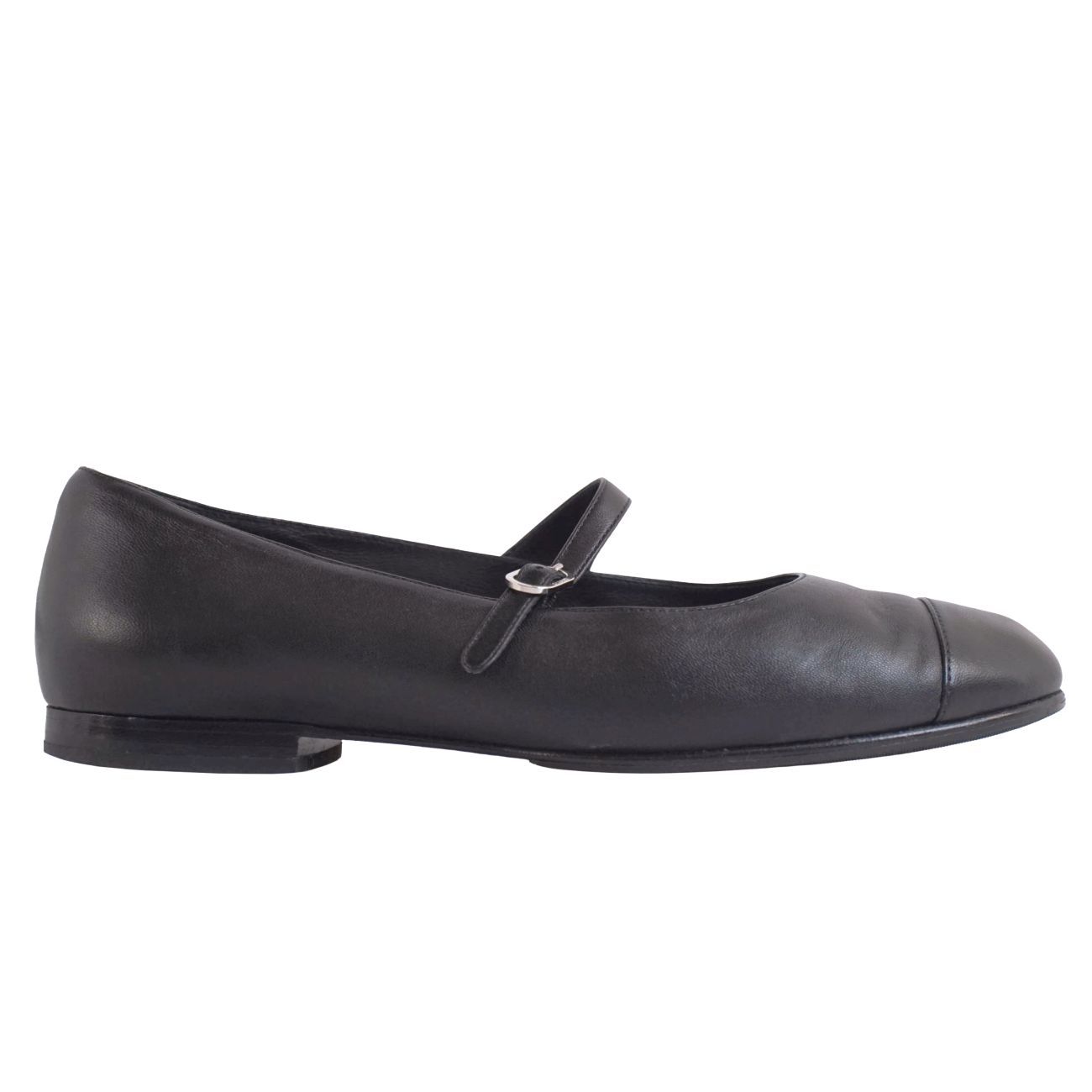 美品 シャネル CHANEL パンプス メリージェーン ストラップ レザー