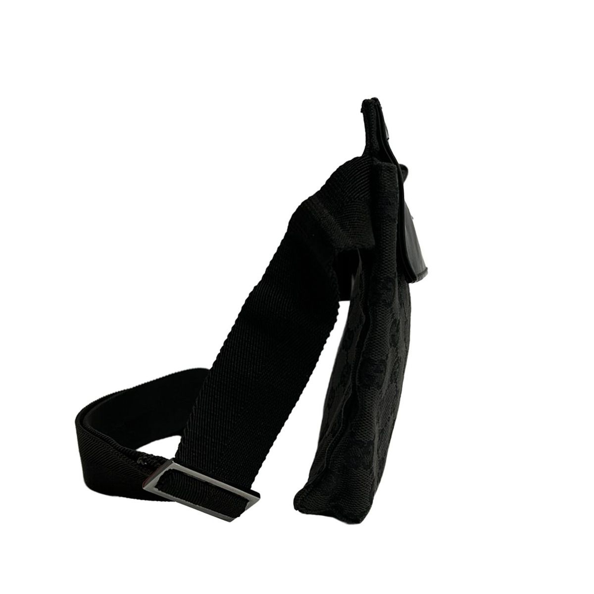 GUCCI(グッチ) ウエストポーチ GG柄 28566 黒 レザー - メルカリ