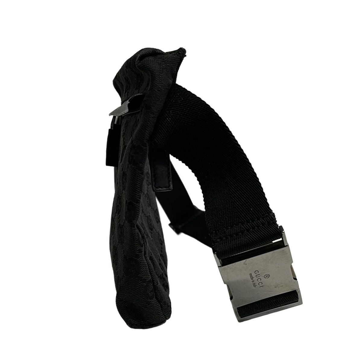 ✨GUCCI✨グッチ✨GG柄✨ロゴ✨ブラック✨ヴィンテージ✨ウエストポーチ✨ GUCCI(グッチ) ウエストポーチ GG柄 28566 黒 レザー - メルカリ