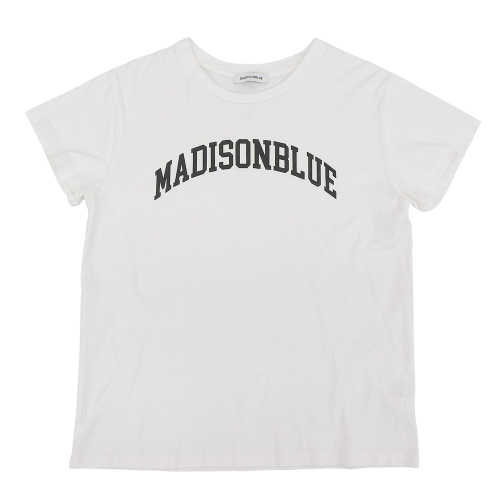 MADISON BLUE マディソンブルー 美品 コットン カレッジロゴ ショート