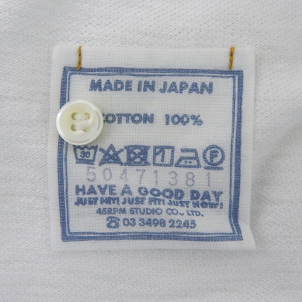 45R フォーティファイブ アール 美品 ジンバカノコの33色馬ポロ