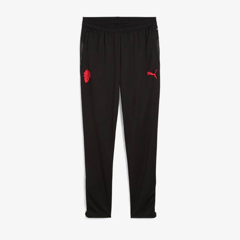 【送料無料・匿名配送】PUMA プーマ ACミラン 25/26 トレーニング パンツ 黒 赤 並行輸入 新品 正規品