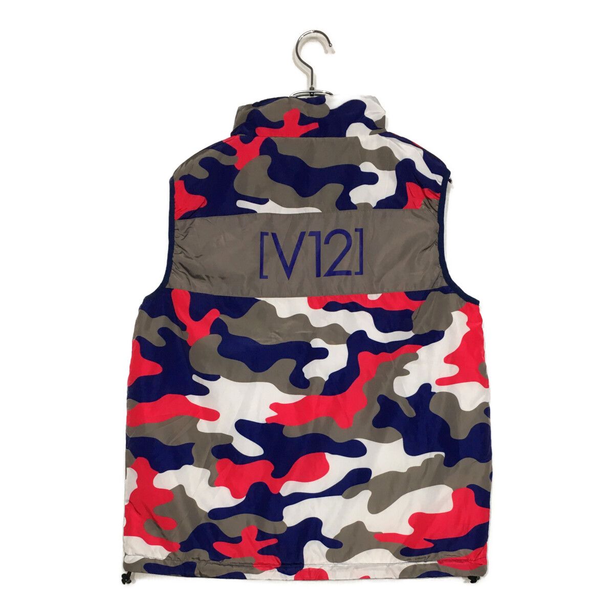 中古 メンズ ヴィ・トゥエルヴ V12 ベスト XL 青系 ブルー系