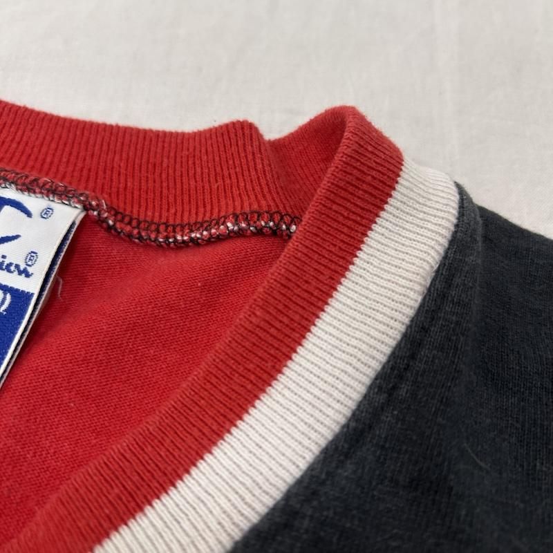 チャンピオン 90s 青刺繍タグ後期 NBA シカゴブルズ VネックTシャツ