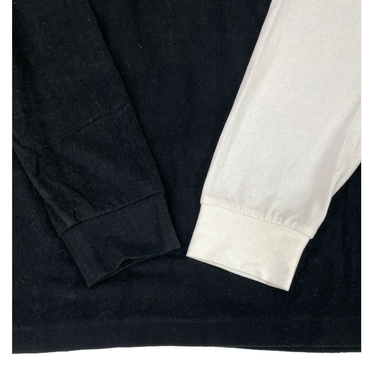 中古 メンズ アルチビオ archivio 長袖シャツ 50(LL) 黒×白 ハイネック