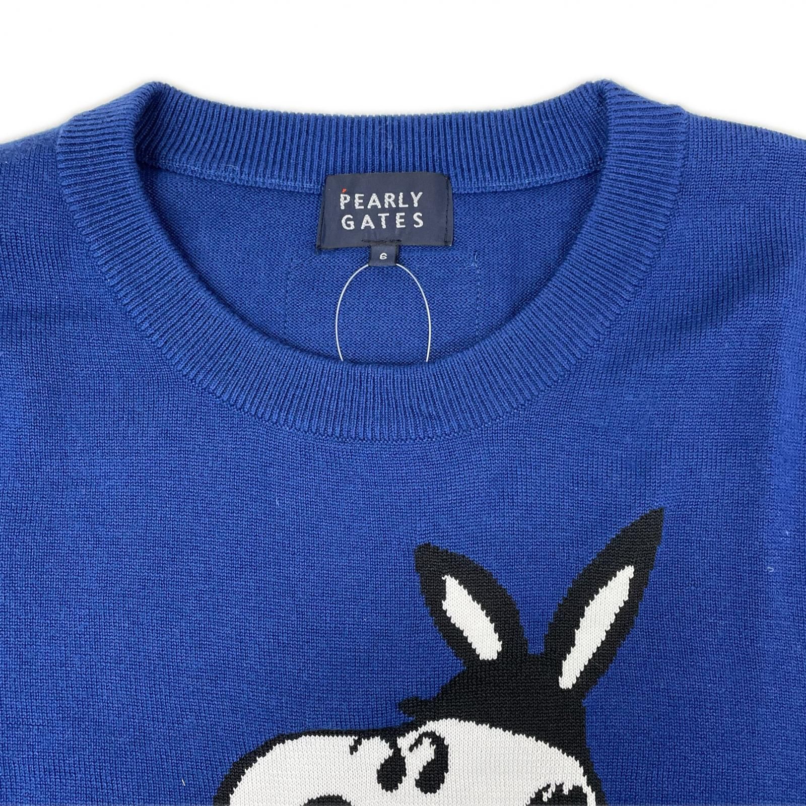 中古 メンズ パーリーゲイツ PEARLY GATES セーター 6(LL) 青 クルー