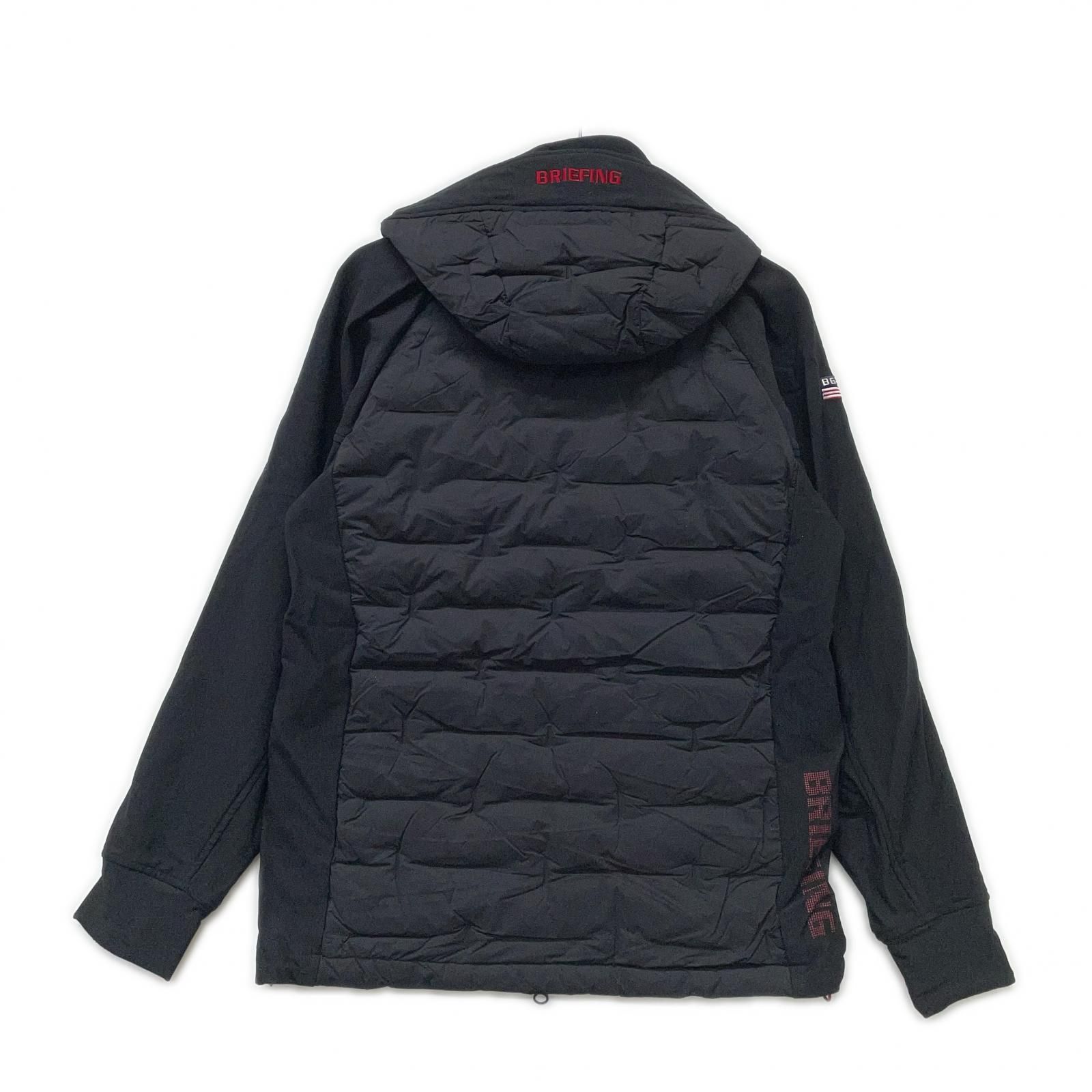 中古 メンズ ブリーフィング BRIEFING ダウンジャケット M 黒 ブラック