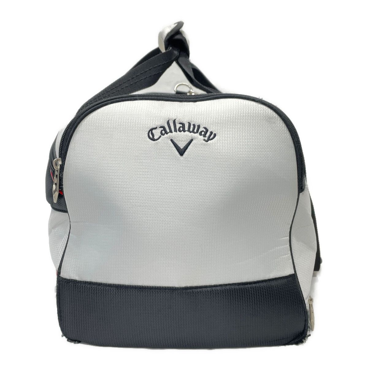 中古 キャロウェイ Callaway ボストンバッグ ホワイト×ブラック
