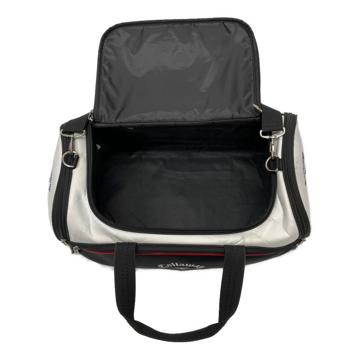 中古 キャロウェイ Callaway ボストンバッグ ホワイト×ブラック