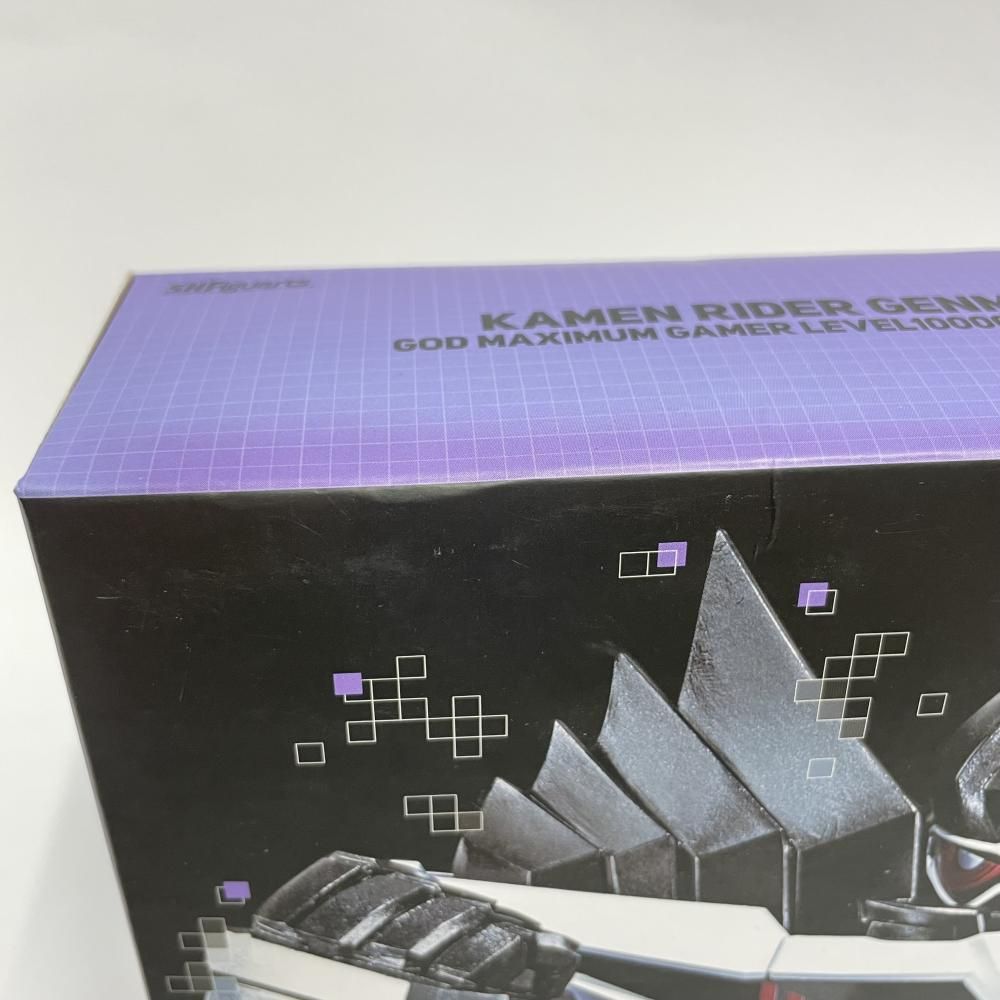 輸送箱未開封 仮面ライダーゲンム ゴッドマキシマムゲーマー レベルビリオン 中古】開封・箱傷み)バンダイ S.H.Figuarts 仮面ライダーゲンム ゴッド