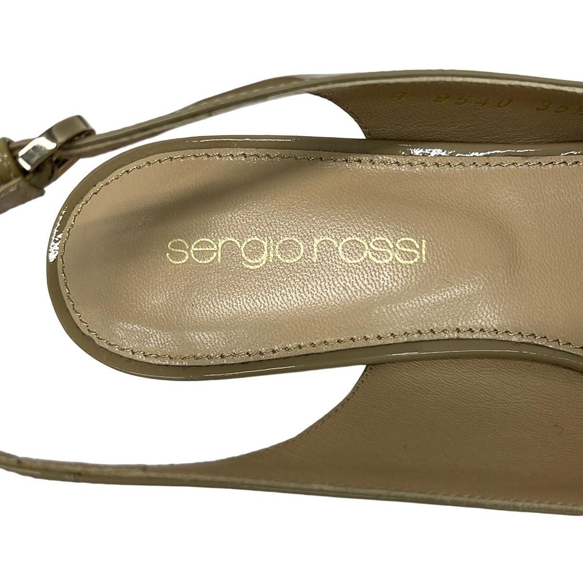 sergio rossi(セルジオロッシ) サンダル 35 1/2 レディース - ベージュ