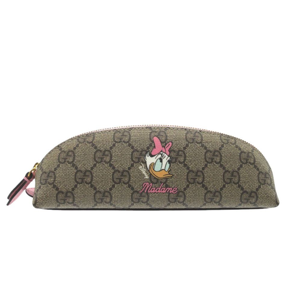 未使用 グッチ ディズニーコラボ デイジーダッグ GGスプリーム/レザー