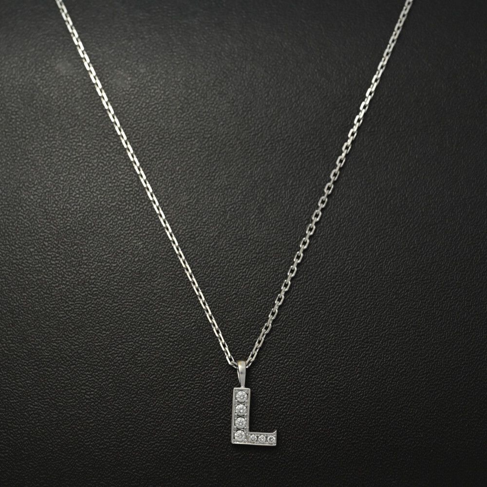 ラスト1点) EYEFUNNY アイファニー イニシャル Lモチーフ ダイヤモンド