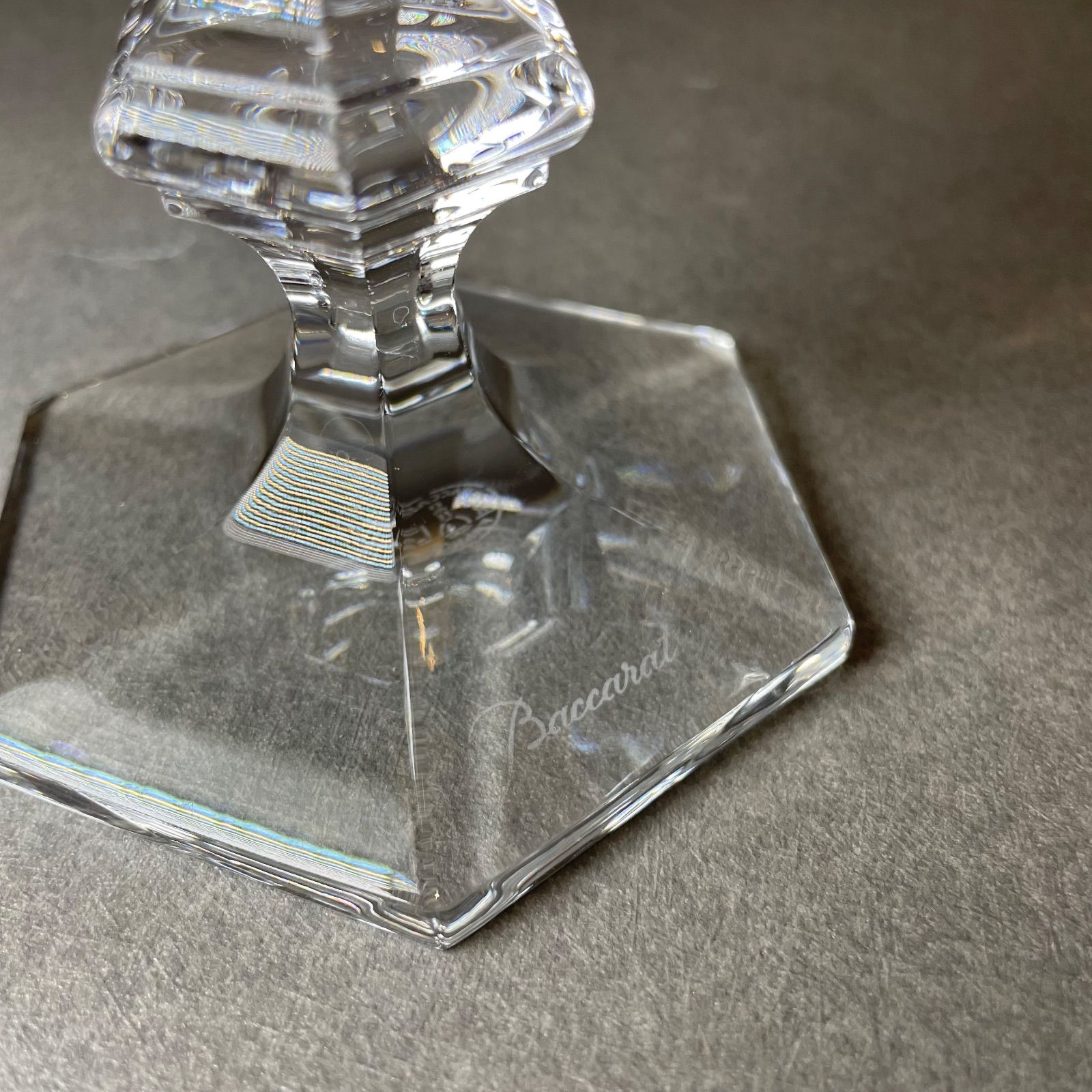バカラ!! 圧巻 モデル アルクール HARCOURT!! 上級幅広カット装飾 重厚ワイングラス