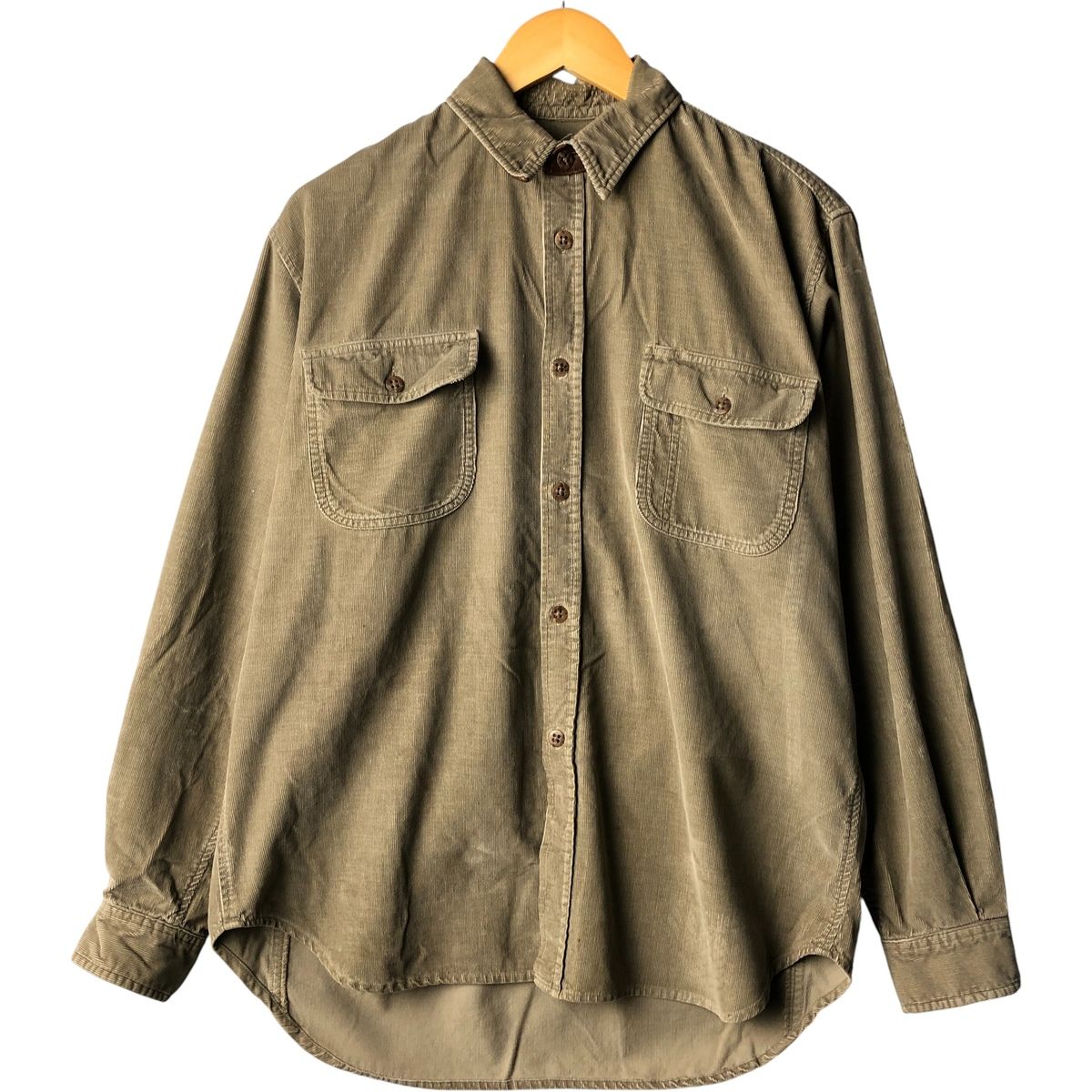 古着 80年代 バナナリパブリック BANANA REPUBLIC 長袖 コーデュロイ
