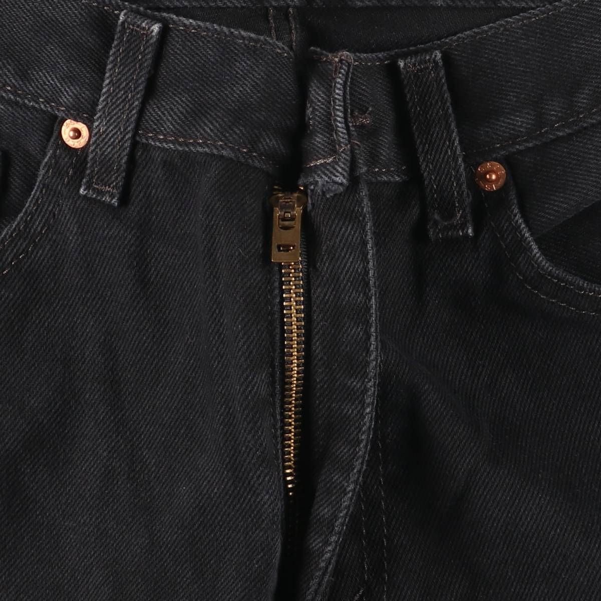 古着 リーバイス Levi's 505 ブラックデニム テーパードデニムパンツ