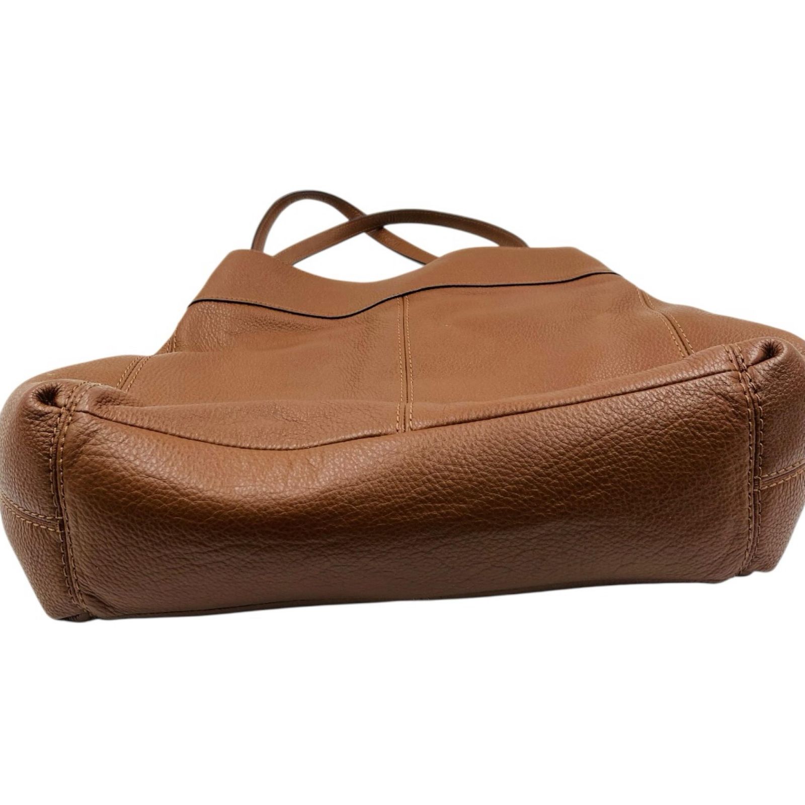 COACH コーチ レザー ハンド トートバッグ ブラウン - メルカリ