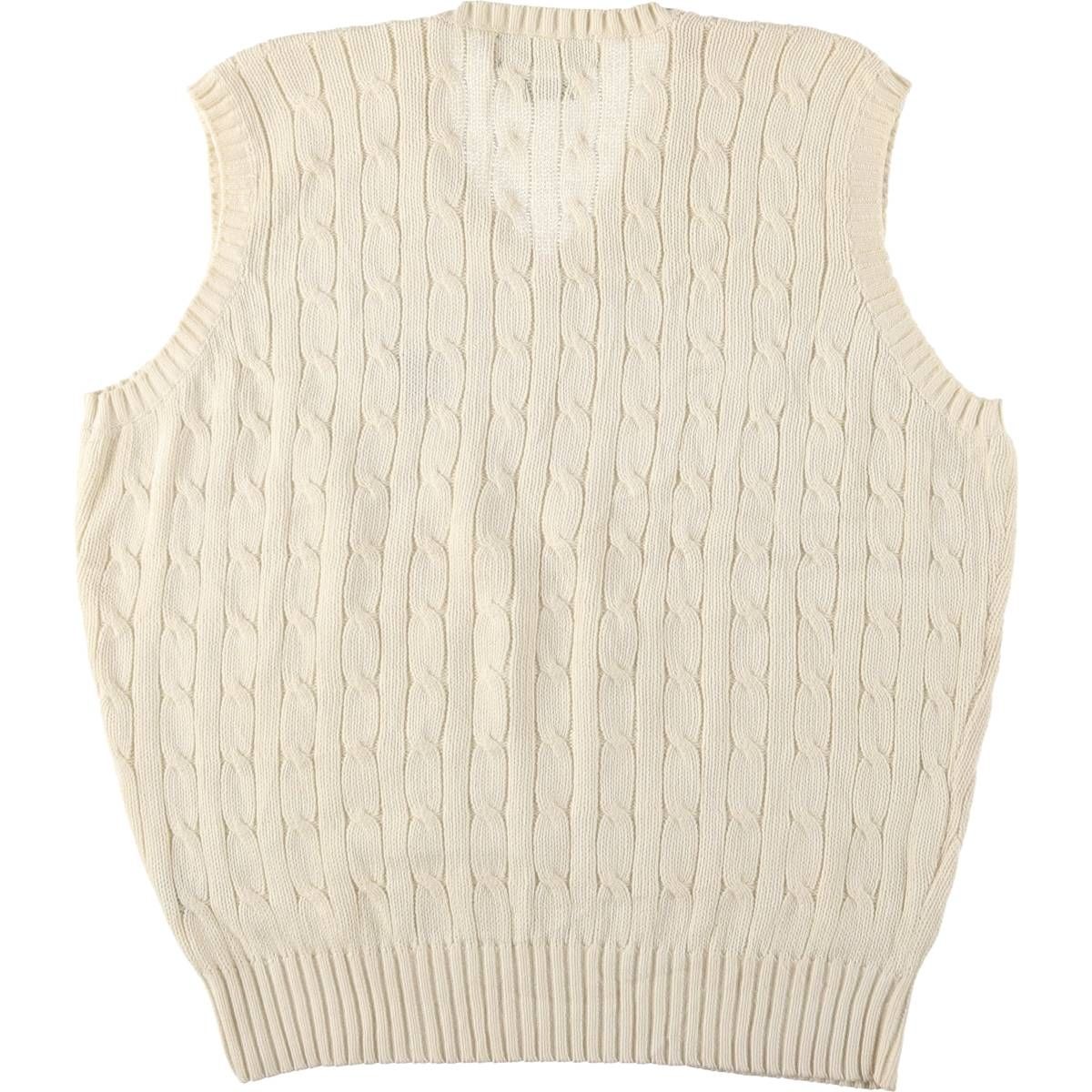 古着 ラルフローレン Ralph Lauren POLO GOLF ポロゴルフ ケーブル編み