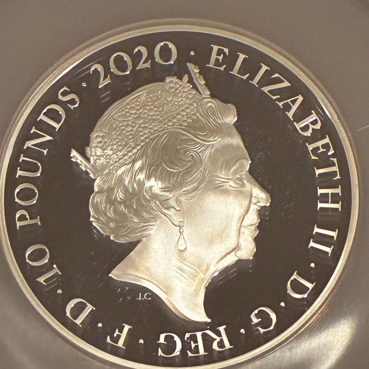 発行枚数425枚 大型5オンス銀貨 準最高鑑定 イギリス 2020年 ミュージックレジェンド エルトン・ジョン 5オンスプルーフ銀貨 - メルカリ
