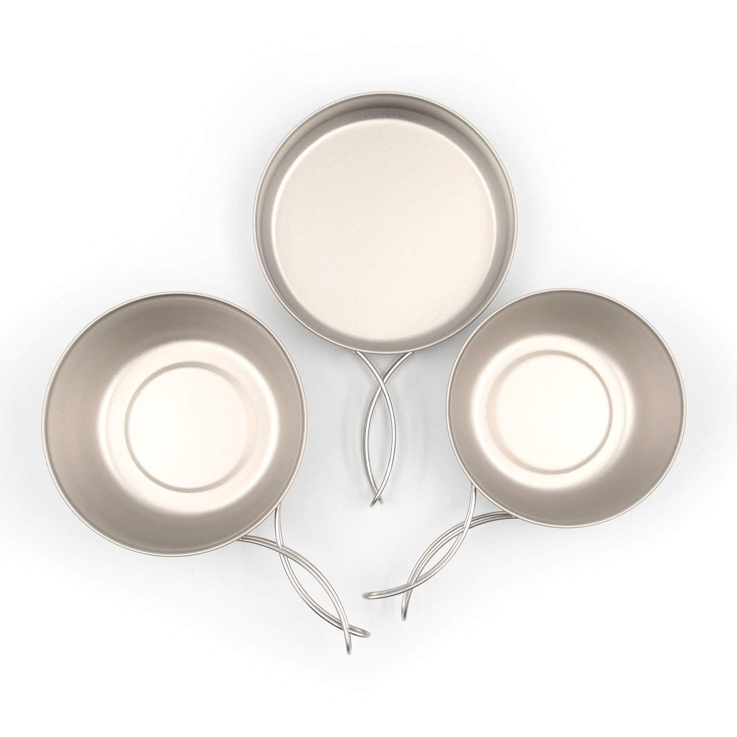 燕三条製 村の鍛冶屋 純チタンクッカー 3点セット 収納袋付 MK-6023 フライパン 小鍋 大鍋