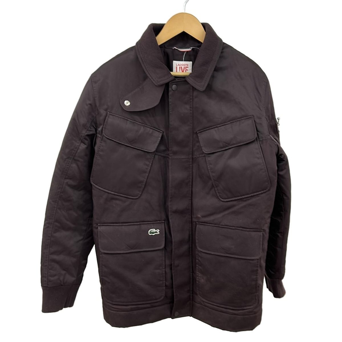 Lacoste(ラコステ) ブルゾン サイズ48 L メンズ - ダークブラウン 長袖