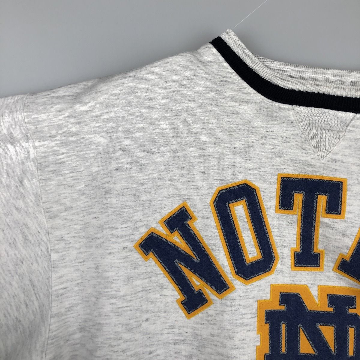 古着 90年代 BAC PREMIER NOTRE DAME ノートルダム大学 3連プリント 