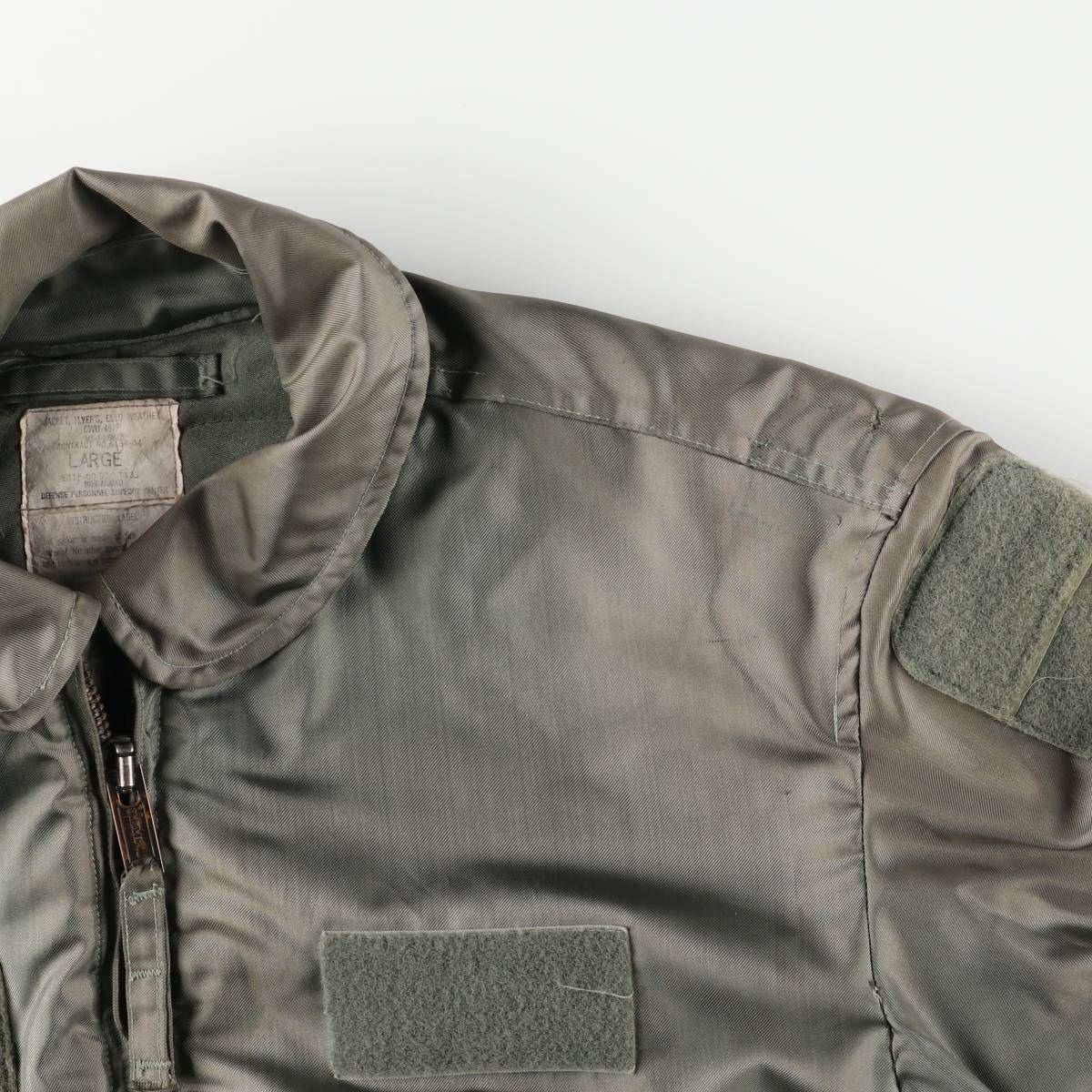 古着 米軍実品 CWU-45/P ミリタリー フライトジャケット USA製 LARGE