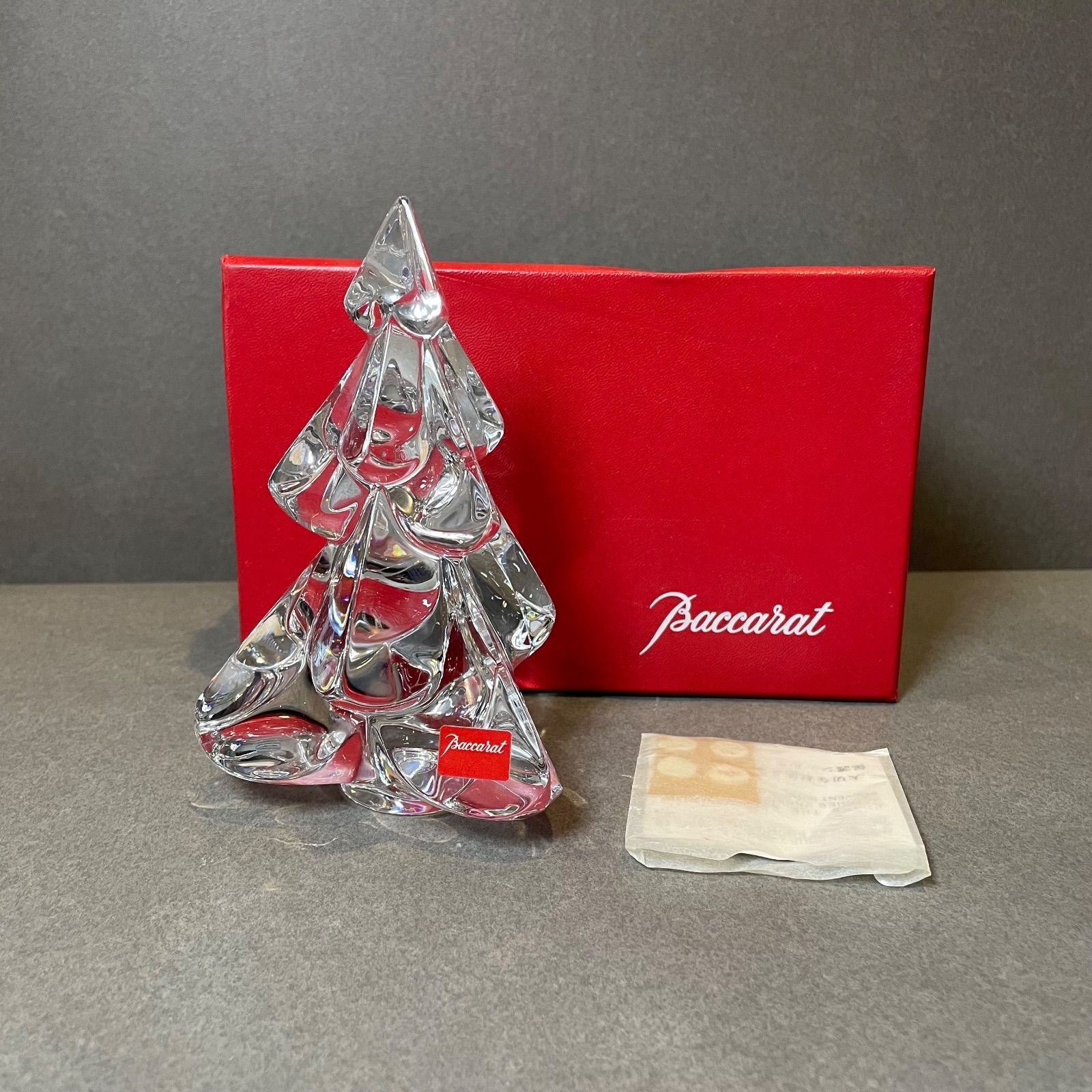 Baccarat バカラ ノエル クリスマスツリー 高さ13㎝ 元箱付き 置物