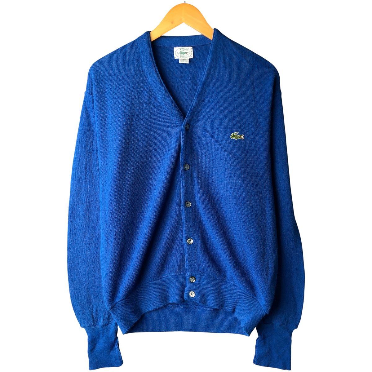 古着 80~90年代 ラコステ LACOSTE IZOD アクリルニットカーディガン