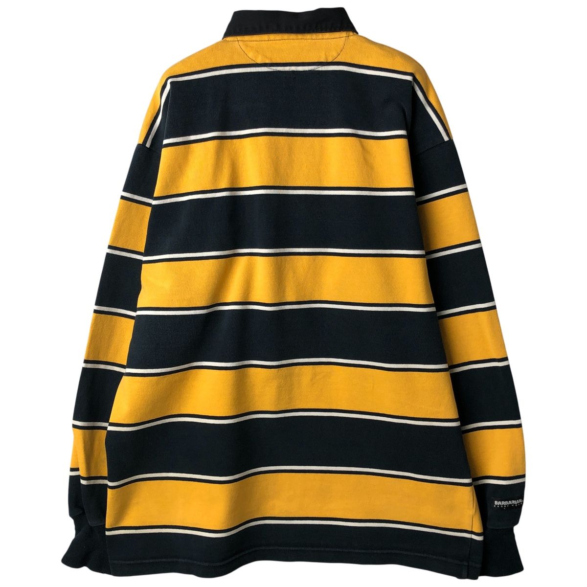 古着 バーバリアン BARBARIAN 長袖 ラガーシャツ カナダ製 メンズXL