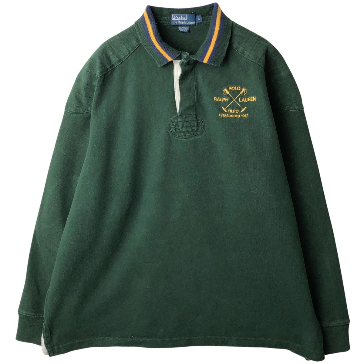 古着 ラルフローレン Ralph Lauren POLO by Ralph Lauren 長袖 ラガー