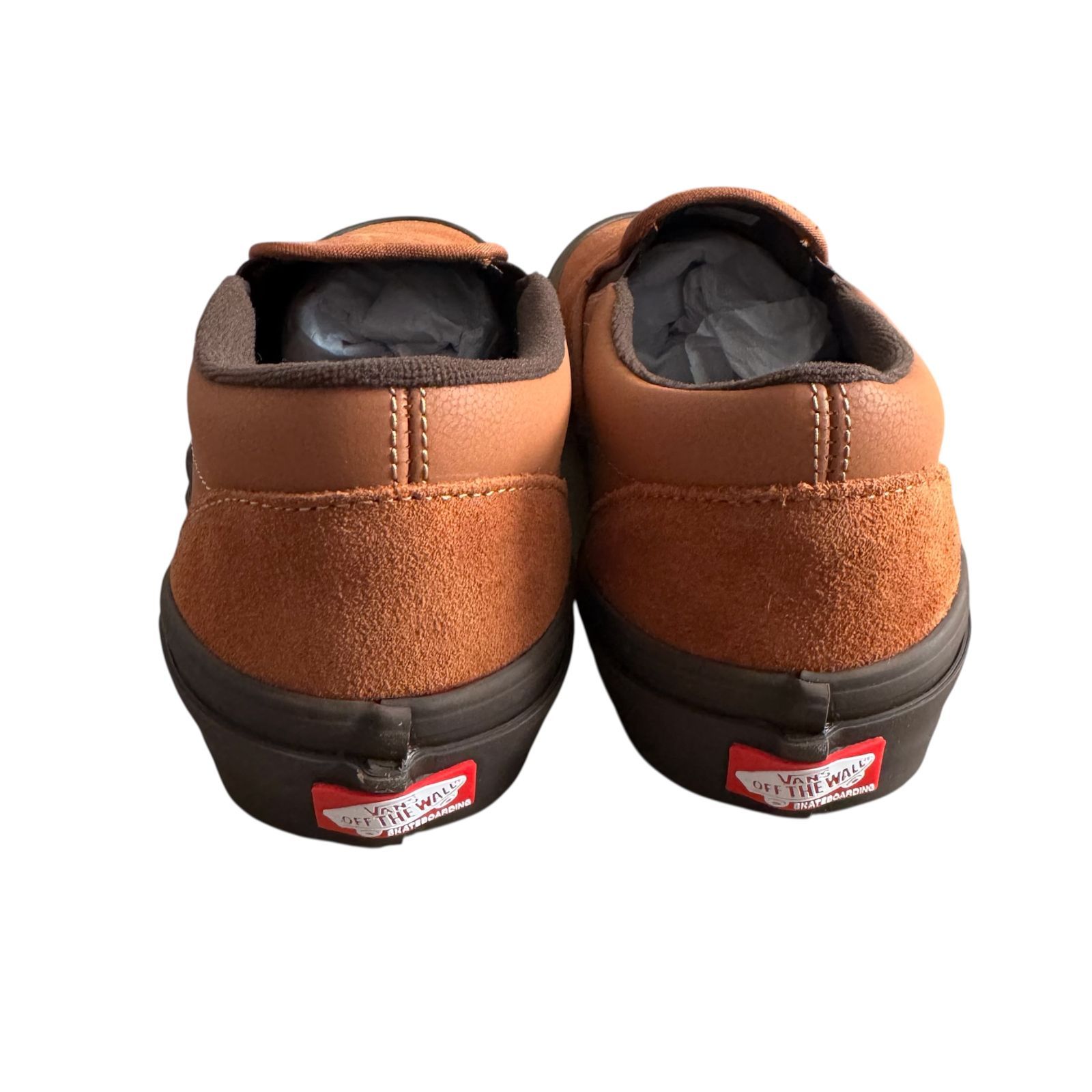 VANS】【海外限定品】バンズ M SKATE SLIP-ON BROWN/GUM - メルカリ