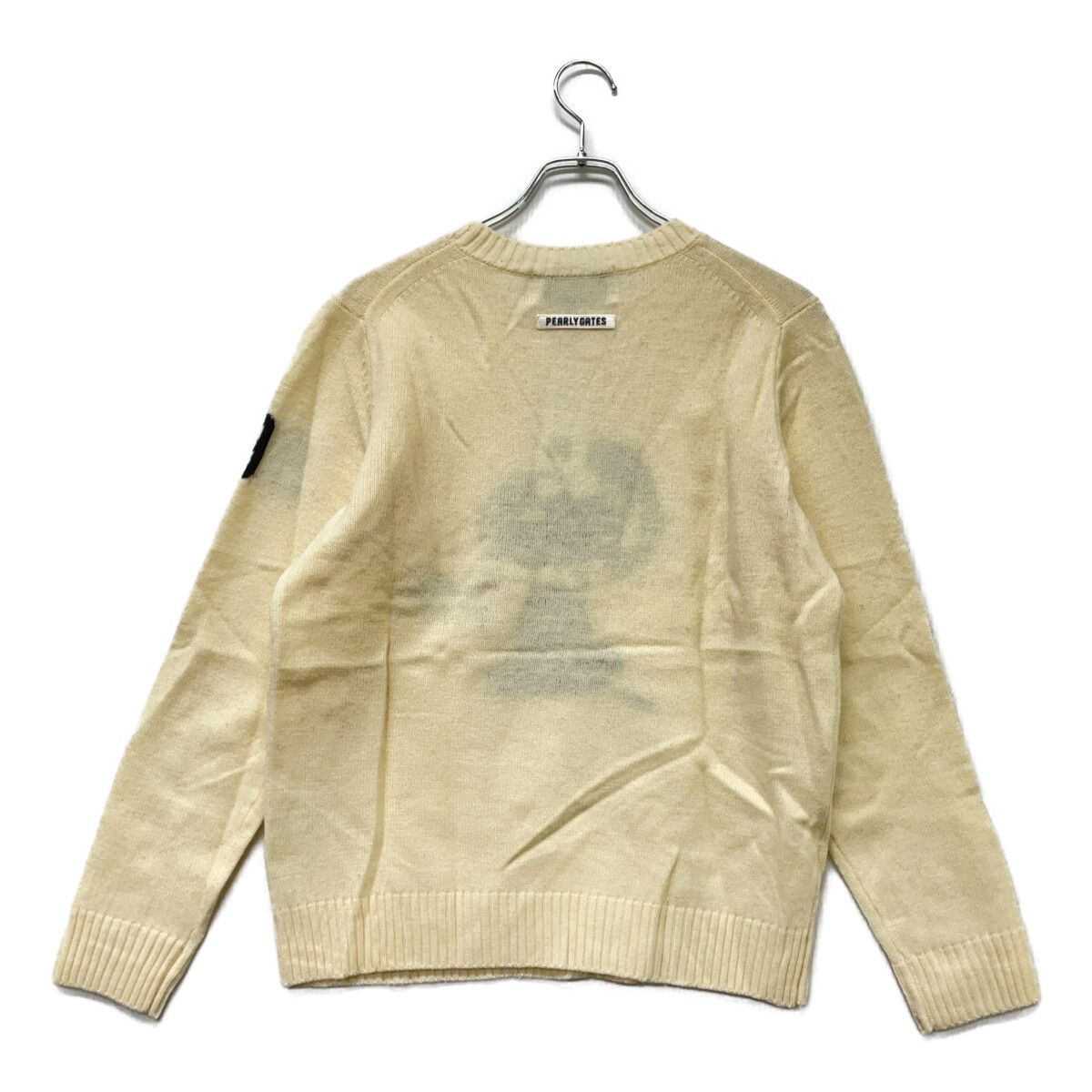 Pearly Gates スヌーピー セーター 中古 メンズ パーリーゲイツ PEARLY GATES セーター 4(M) アイボリー
