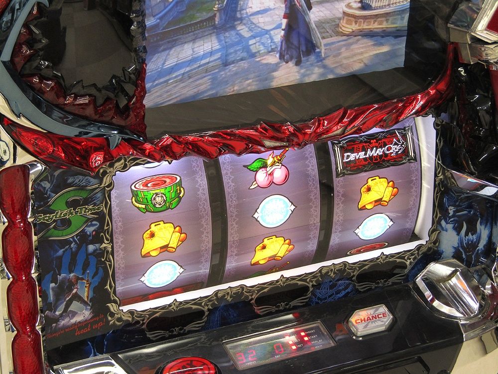 パチスロ実機 エンターライズ デビルメイクライ4 5号機 100V電源