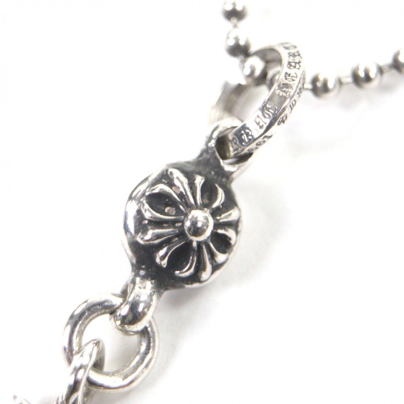 極美品▽CHROME HEARTS クロムハーツ 1ボール タイニー クロス 925