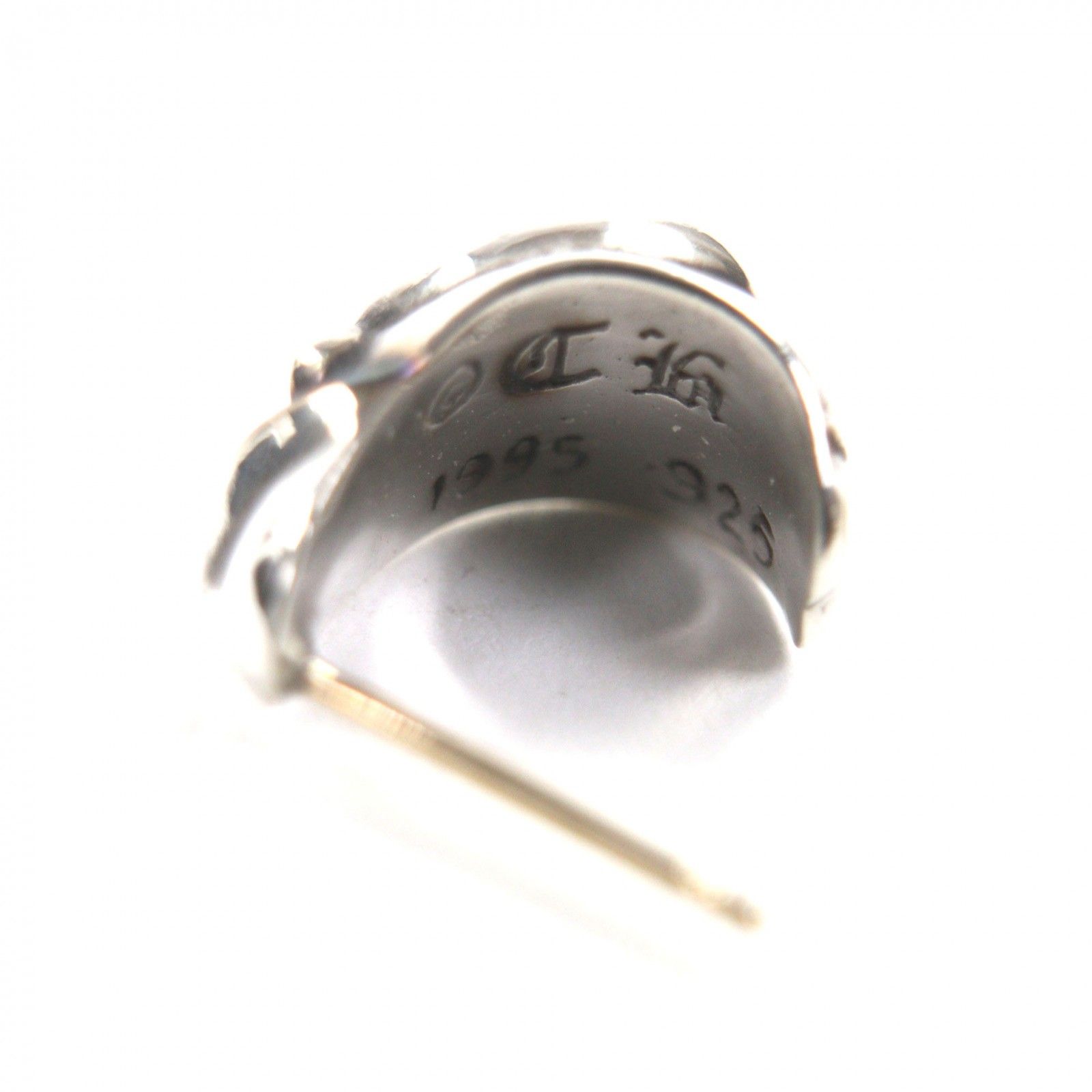 極美品▽CHROME HEARTS クロムハーツ カーブドティアドロップ 925 14K