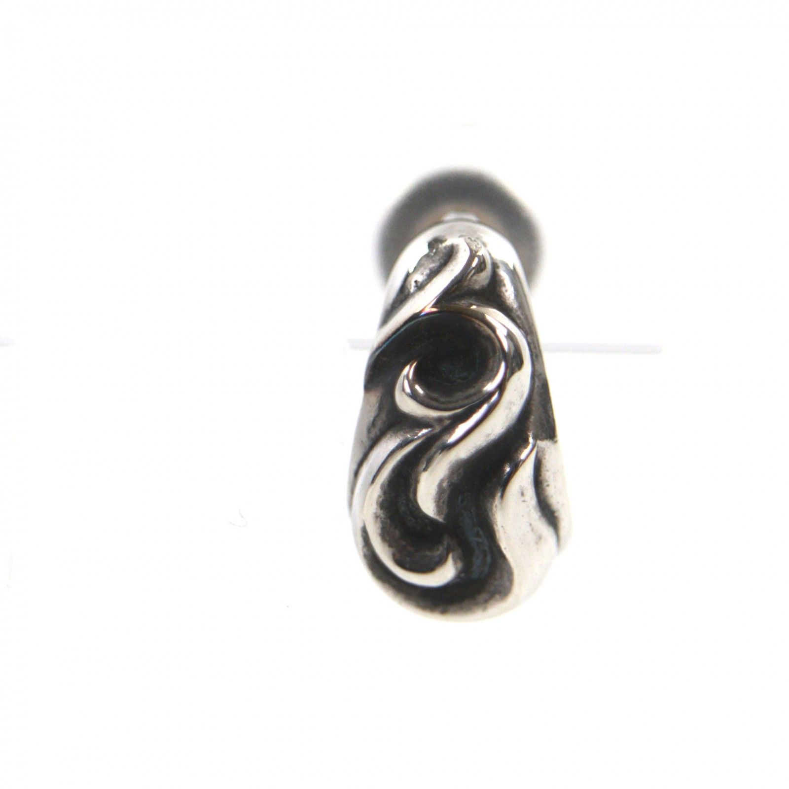 極美品▽CHROME HEARTS クロムハーツ カーブドティアドロップ 925 14K