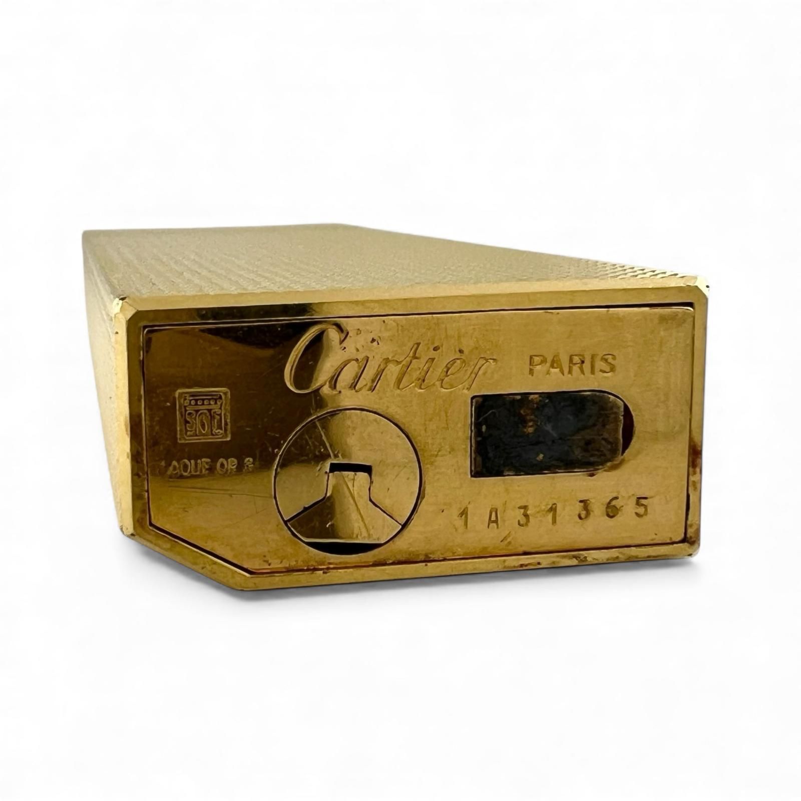 美品△Cartier カルティエ 五角形 ペンタゴン 総柄 ローラー式 喫煙具 