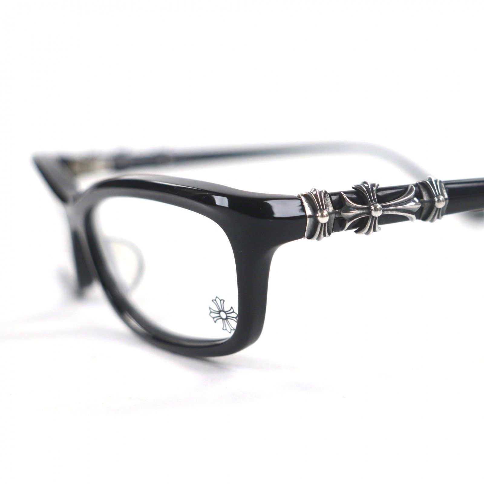 極美品▽CHROME HEARTS クロムハーツ BEARDED BABY-A CHクロステンプル 