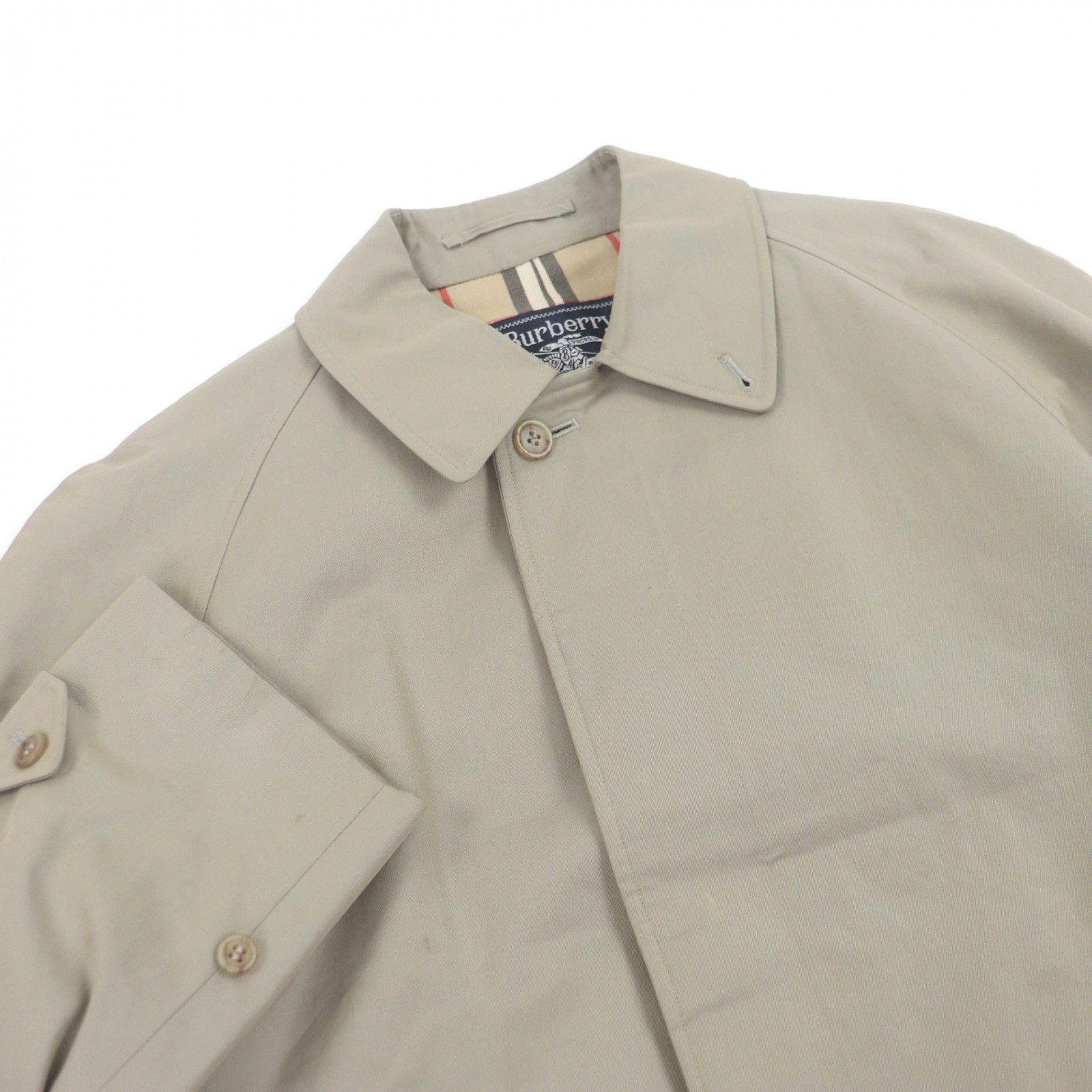 美品□Burberrys バーバリー ヴィンテージ コットン100％ フライ
