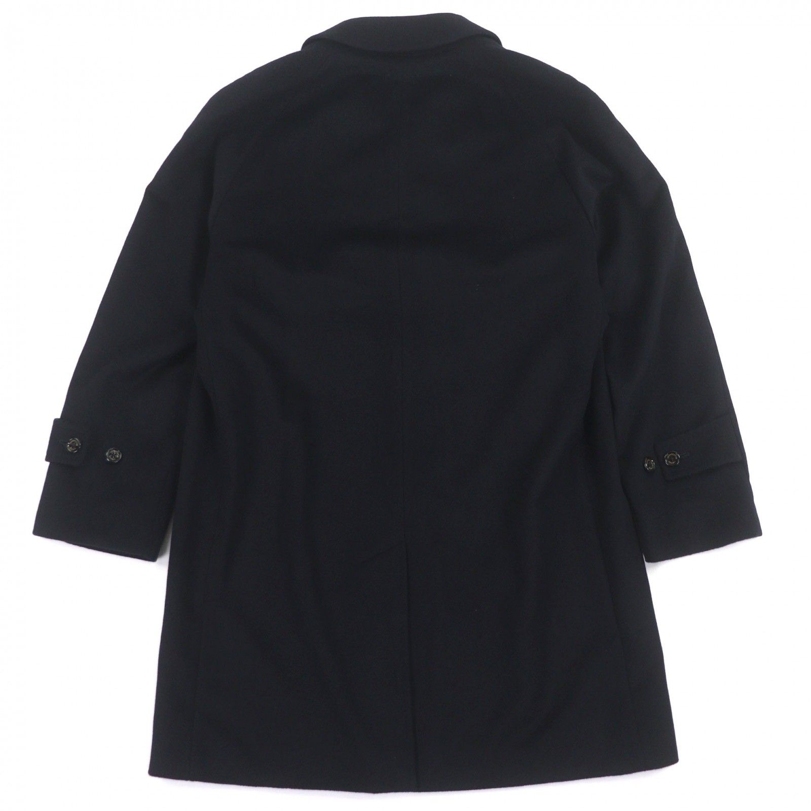 アクアスキュータム　カシミヤ100% ジャケット金ボタン　総ロゴ裏地 アクアスキュータム Aquascutum 紺ブレ ダブル 金ボタン 裏地ロゴ柄