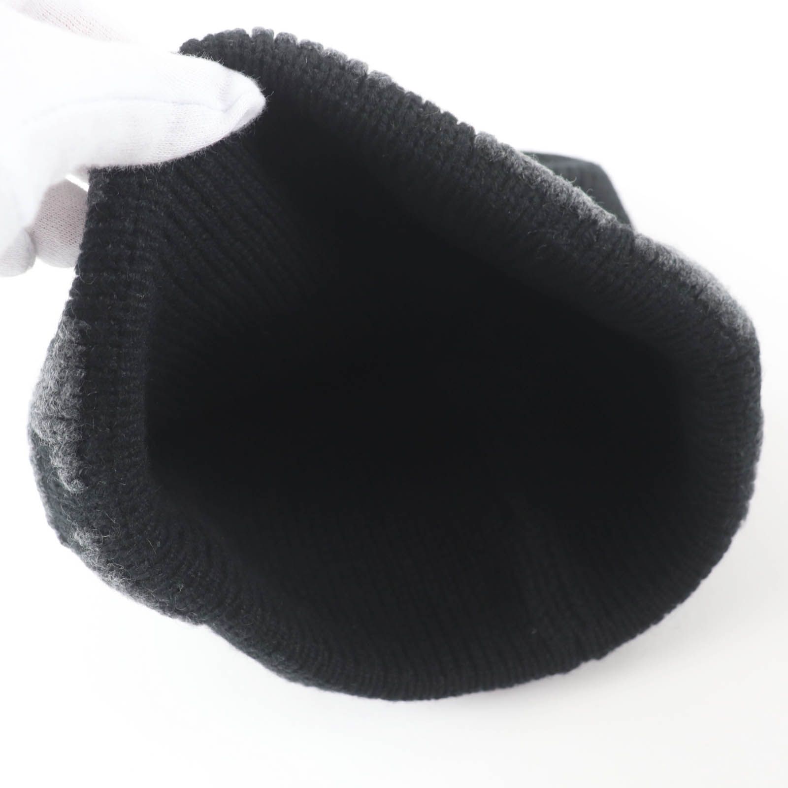 極美品☆HERMES エルメス カシミヤ100％ Hモチーフ ニットキャップ