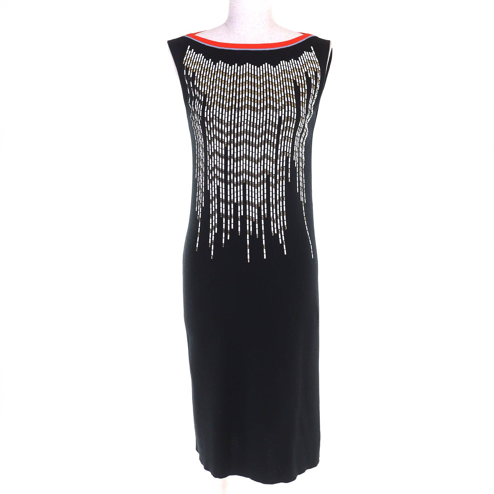 美品△LOUIS VUITTON ルイヴィトン 16AW カシミヤ シルク混 装飾